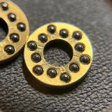 Cage Bearings .187" ID x .43" OD - 12 Ball 1/16" Pair