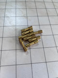 Corby Bolts Brass .250 HD x .186 SD x 1 L